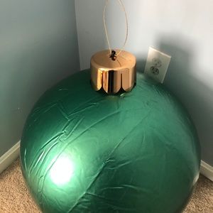 “Vintage Green” Holiball inflatable indoor/outdoor ornament.